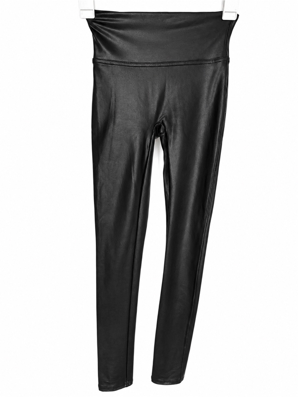 Spanx Faux Leather High-Rise Leggings XS Petite